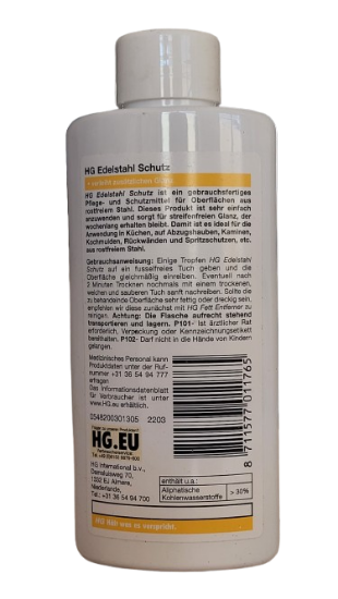 Edelstahlschutz Produktinformationen