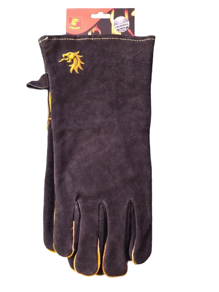 Hitzeschutzhandschuh aus Leder (Paar)