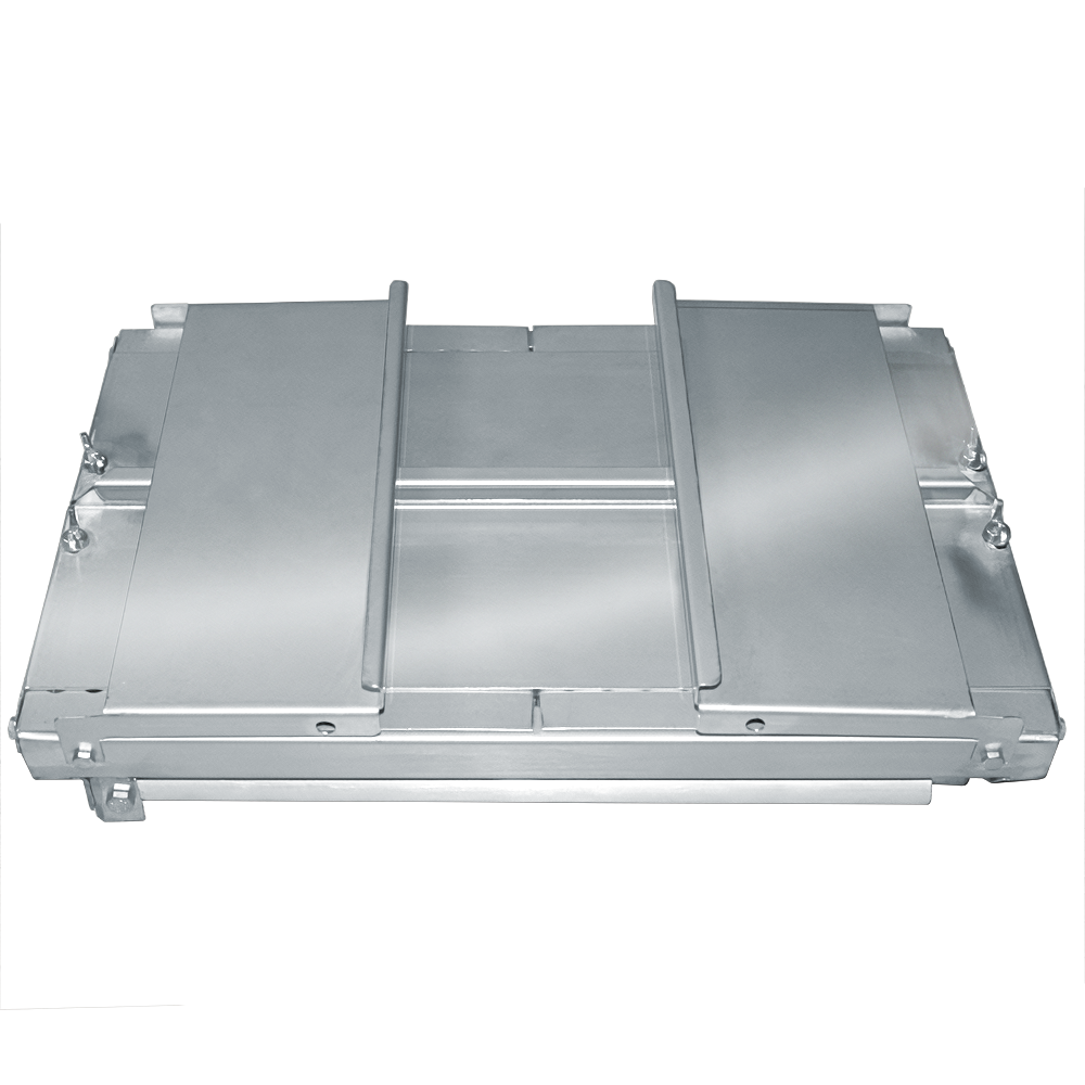 Edelstahlgrill "Picknickgrill_S" zusammengeklappt